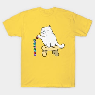 Gaming Cat (Stacking Dice) T-Shirt